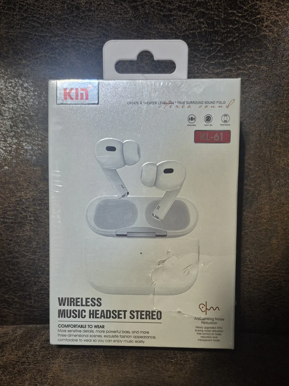 KL-61 Wireless Earbuds Headset - White